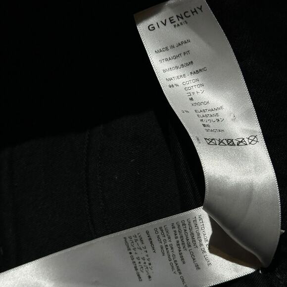 Crackled painted thigh zip denim - Picture 5 of 6